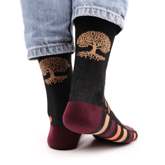 Hop Hare Bamboo Socks (S/M) - Tree of Life