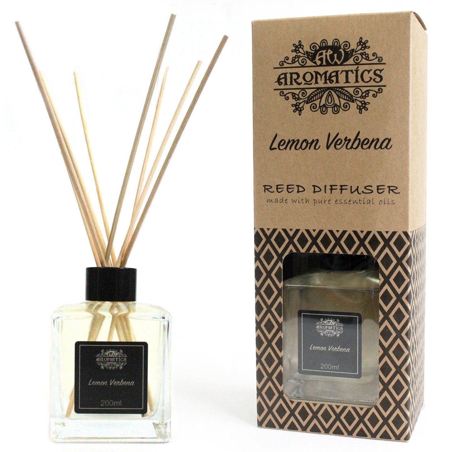 Reed Diffuser with Essential Oils - Lemon Verbena