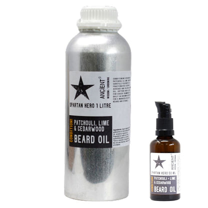 Aceite para Barba de 1 Litro - Hérpe Espartano - ¡Suaviza!