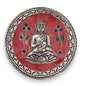 Decorative Red Buddha Incense Holder 10cm