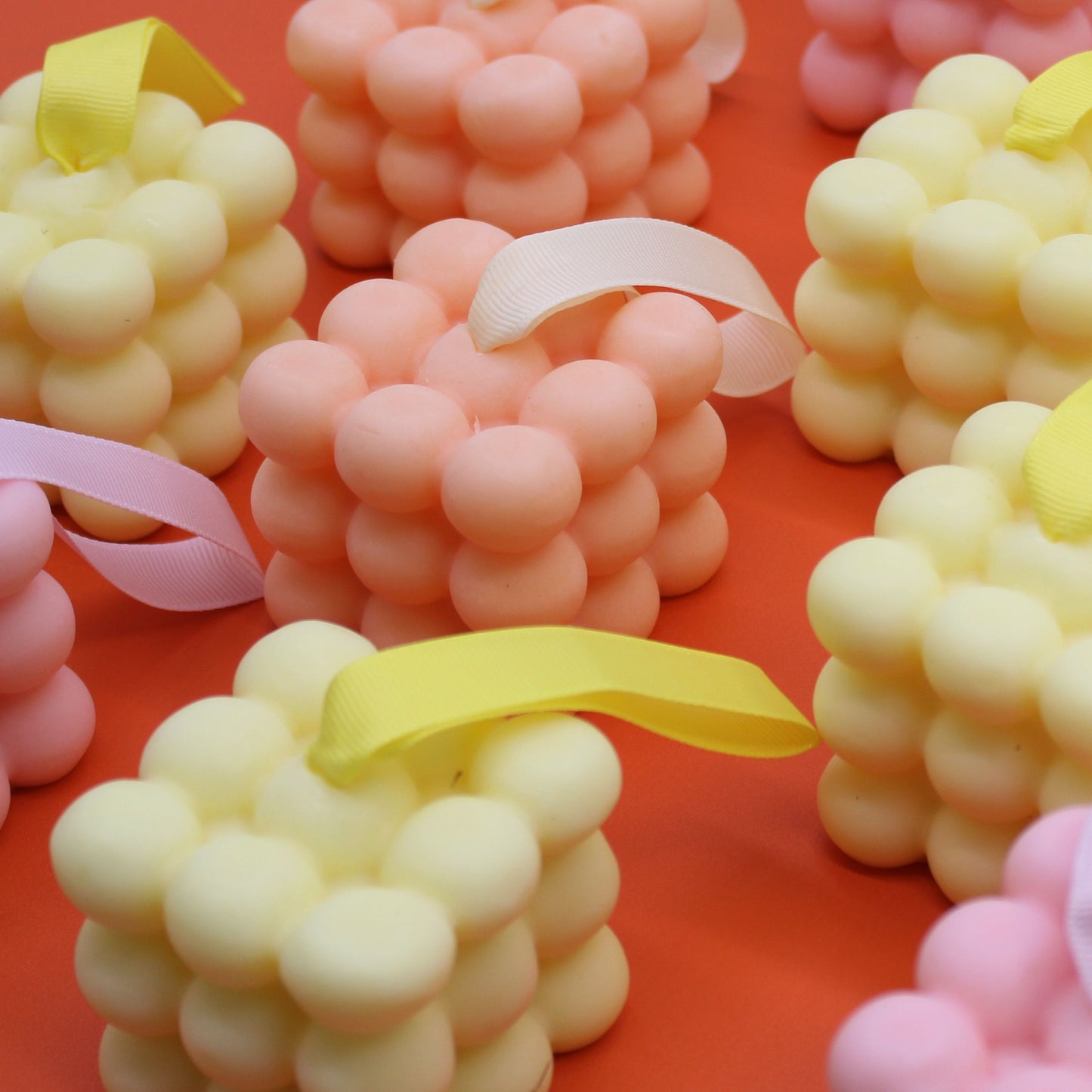 Savon de massage individuel en boîte - Pêche et citron