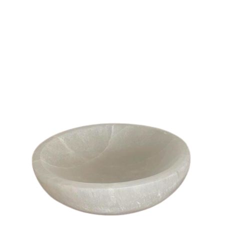Round Selenite Bowl - 15cm