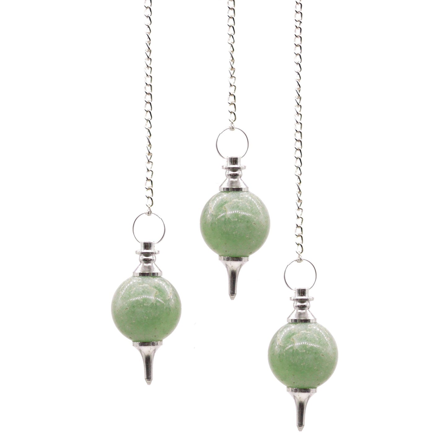 Pendules sphériques - Aventurine verte