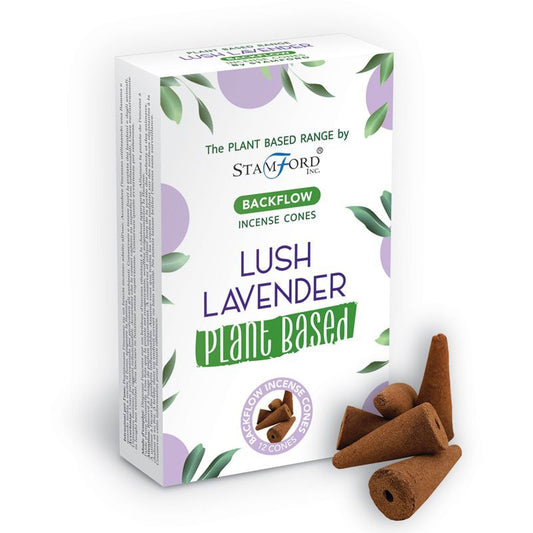Herbal Backflow Incense Cones - Lush Lavender