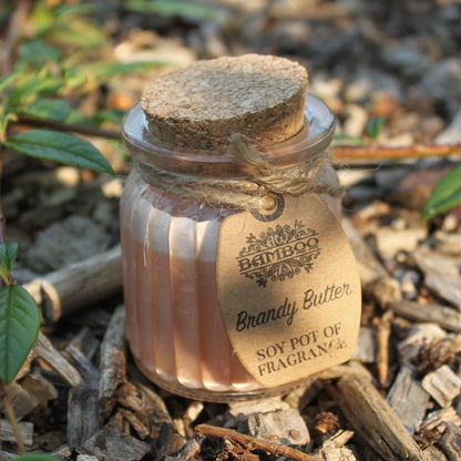 Soy Wax Jar Candle - Brandy Butter