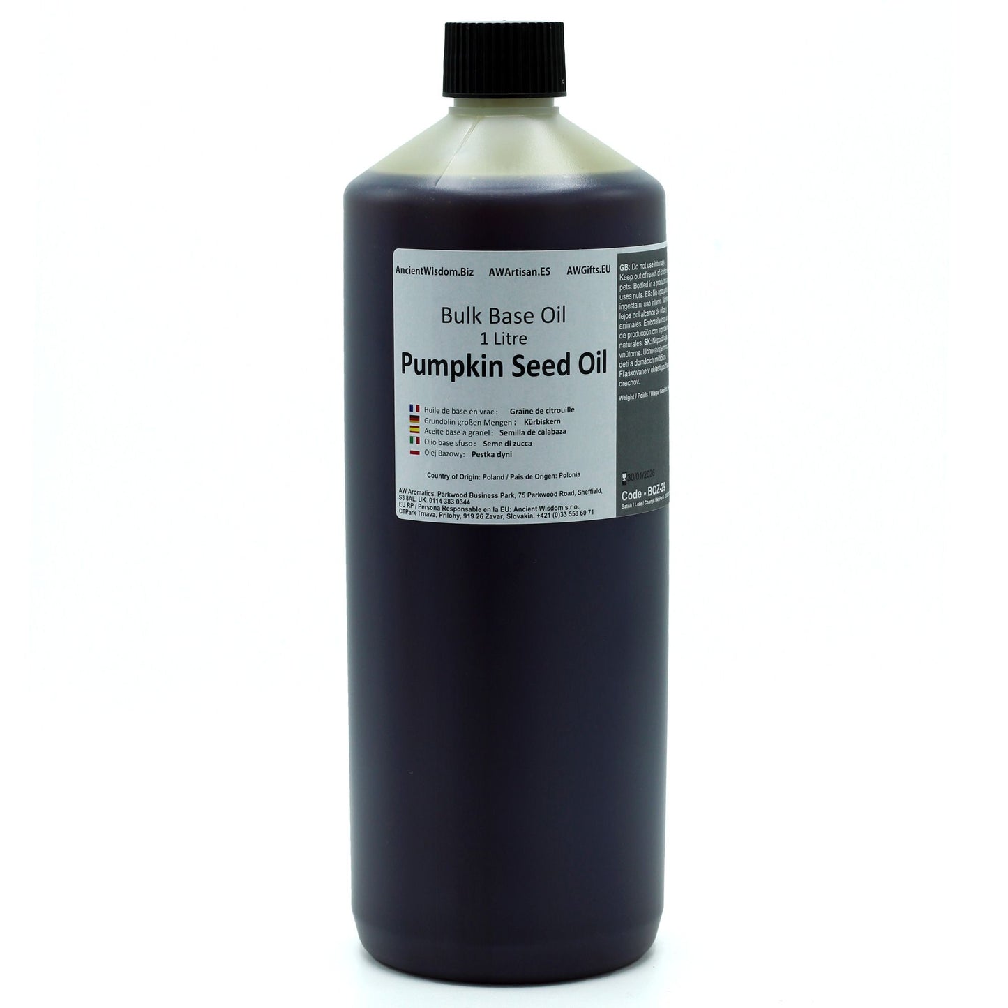 Pumpkin Seed Oil 1 Liter