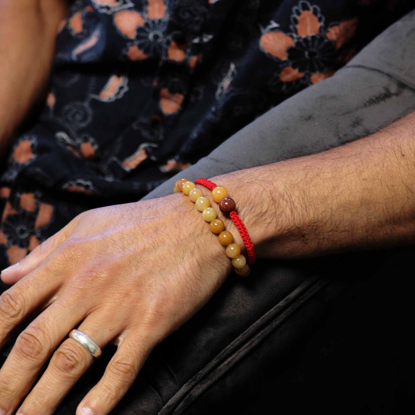 Double Power Gemstone Bracelets - Yellow Aventurine