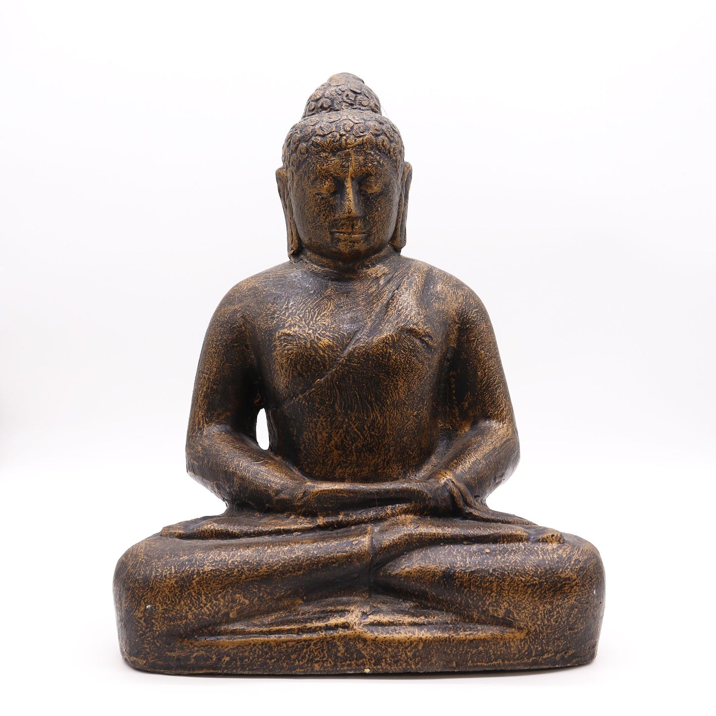 Bouddha moyen classique en or antique - 0,5 m