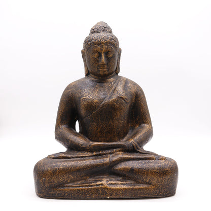 Bouddha moyen classique en or antique - 0,5 m