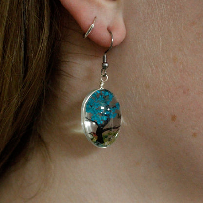 Flores Prensadas - Arbol De La Vida - Rosa brillante