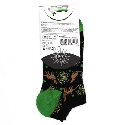 Hop Hare Bamboo Crew Socks S/M (36-40) - Moonlight Wolfs