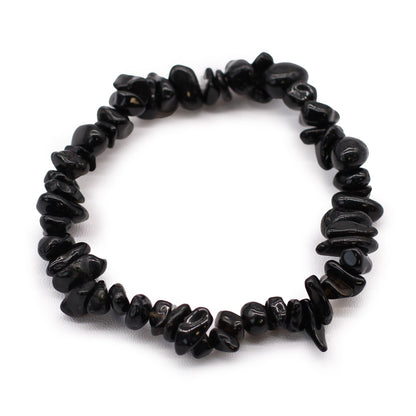 Gemstone Fragments Bracelet - Black Agate