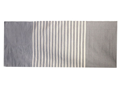 Indian Cotton Rug - 70x170cm - Grey