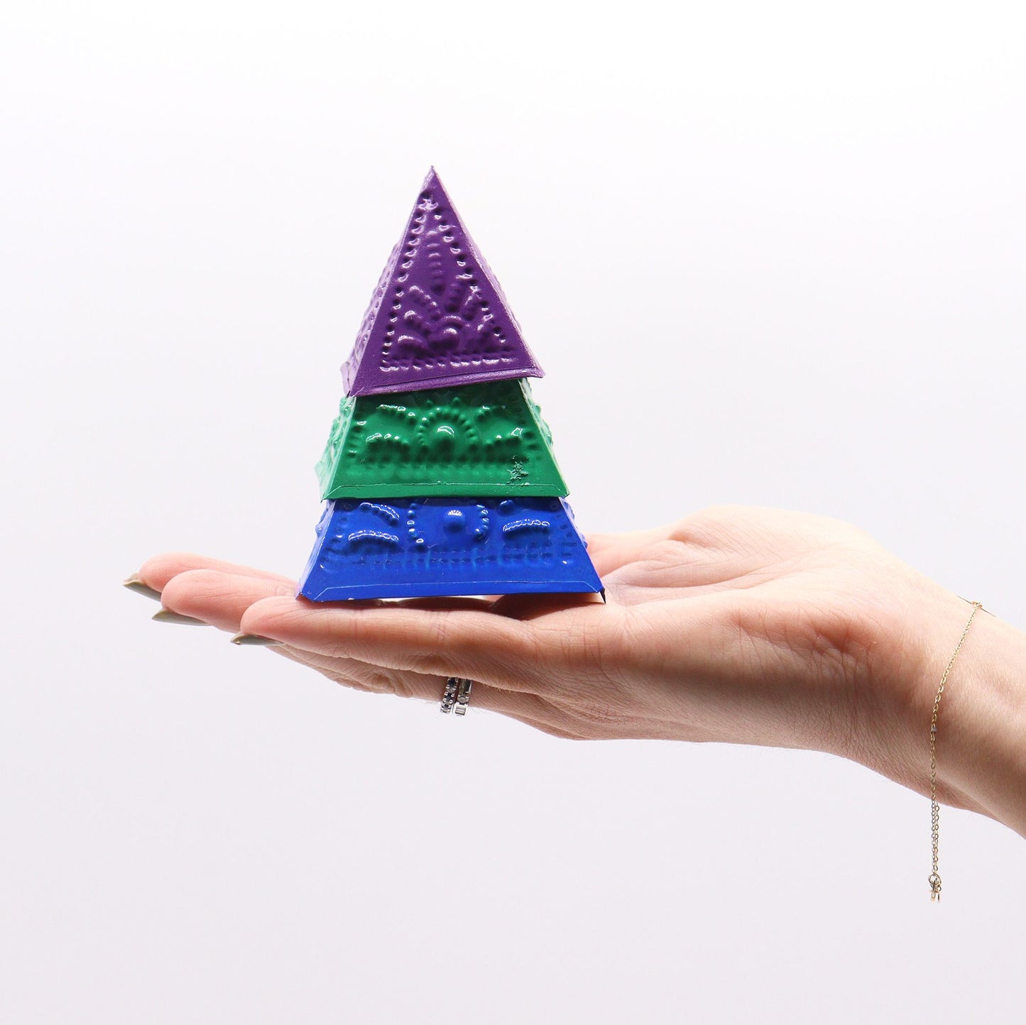 Incense Powder Mold Set - Blue Green Purple