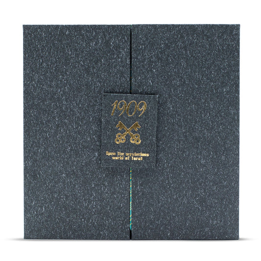 Tarjeta de Tarot con Foil en Oro y Turquesa - Conjunto de Regalo