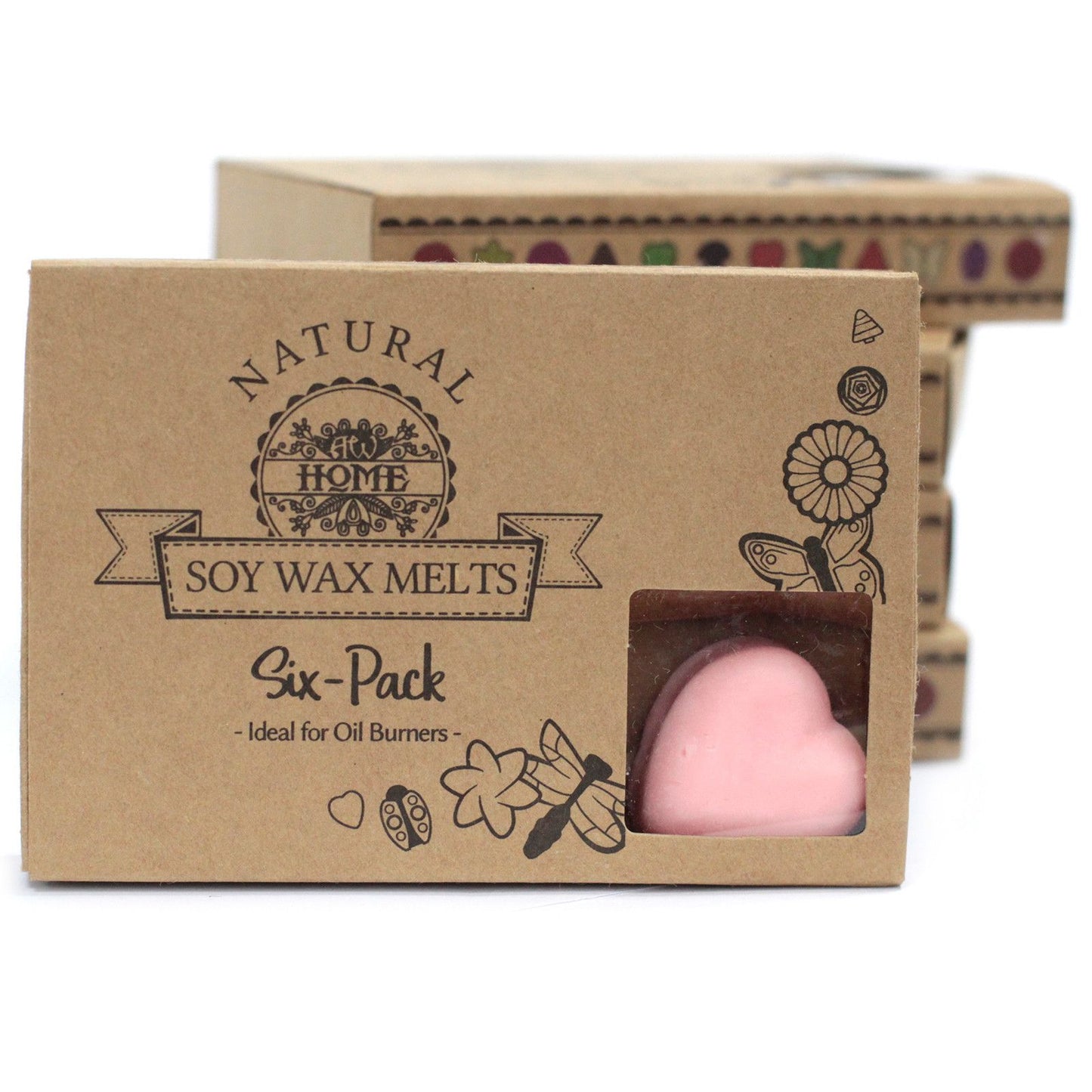 Box of 6 Soy Wax Crayons - Dragon's Blood