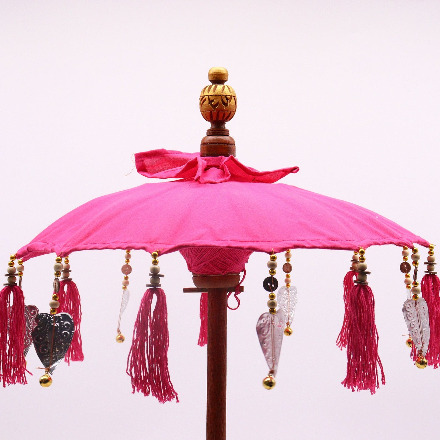 Bali Home Decor Parasol - Cotton - Pink - 40cm