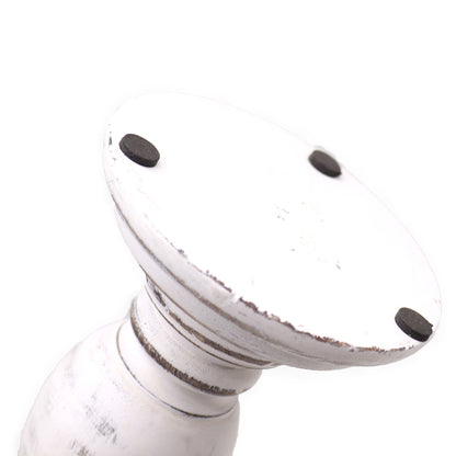 Candelabro clásico - Blanco - 23x10cm - Pequeño