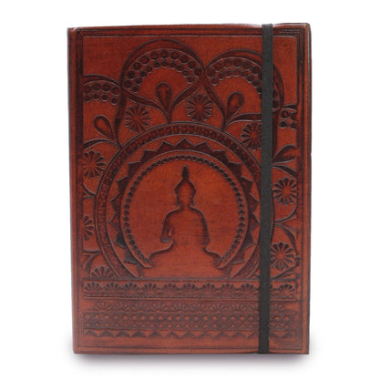 Small notebook with elastic closure - Tibetan Mandala