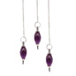 Lingam-shaped pendulum - Amethyst