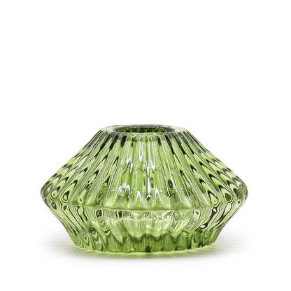 Reversible Flower Design Dinner/Tea Light Candle Holder - Jade Garden