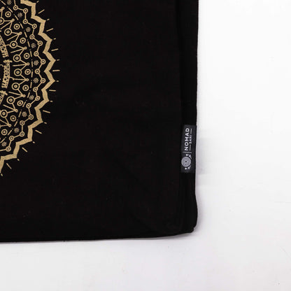 Bolso tote lavado a la piedra extragrande 14 oz - Mandala de la libertad