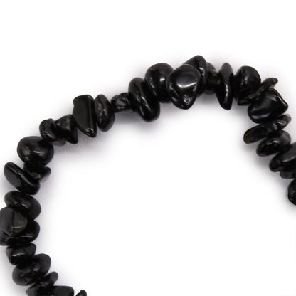 Gemstone Fragments Bracelet - Black Agate