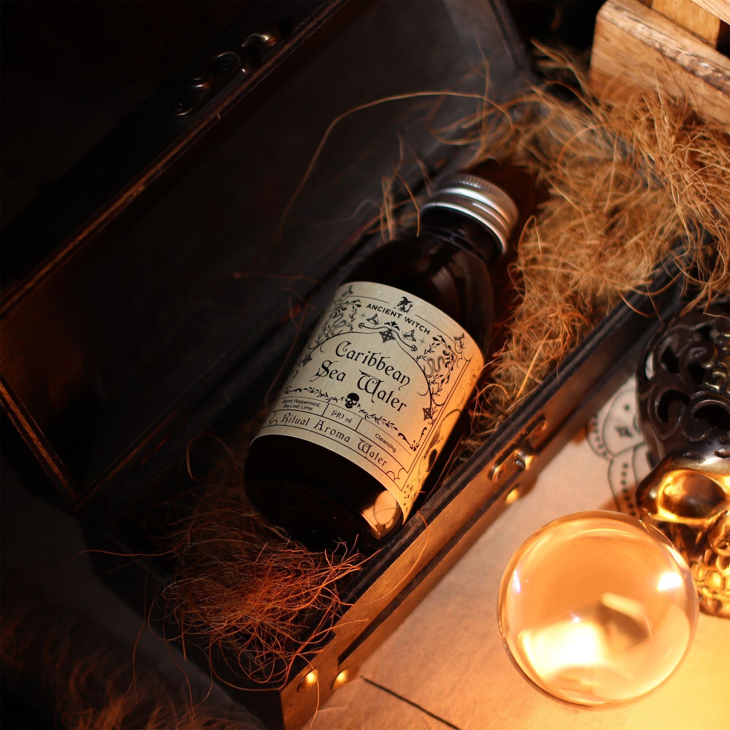 Ancient witch ritual water - Water from the Caribbean Sea