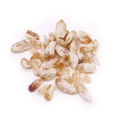 Rough Crystals (500g) - Citrine Topaz Rough Points