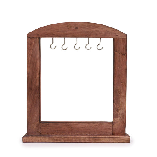 Small Hanging Bracket - Dark Wood (30x25 cm)