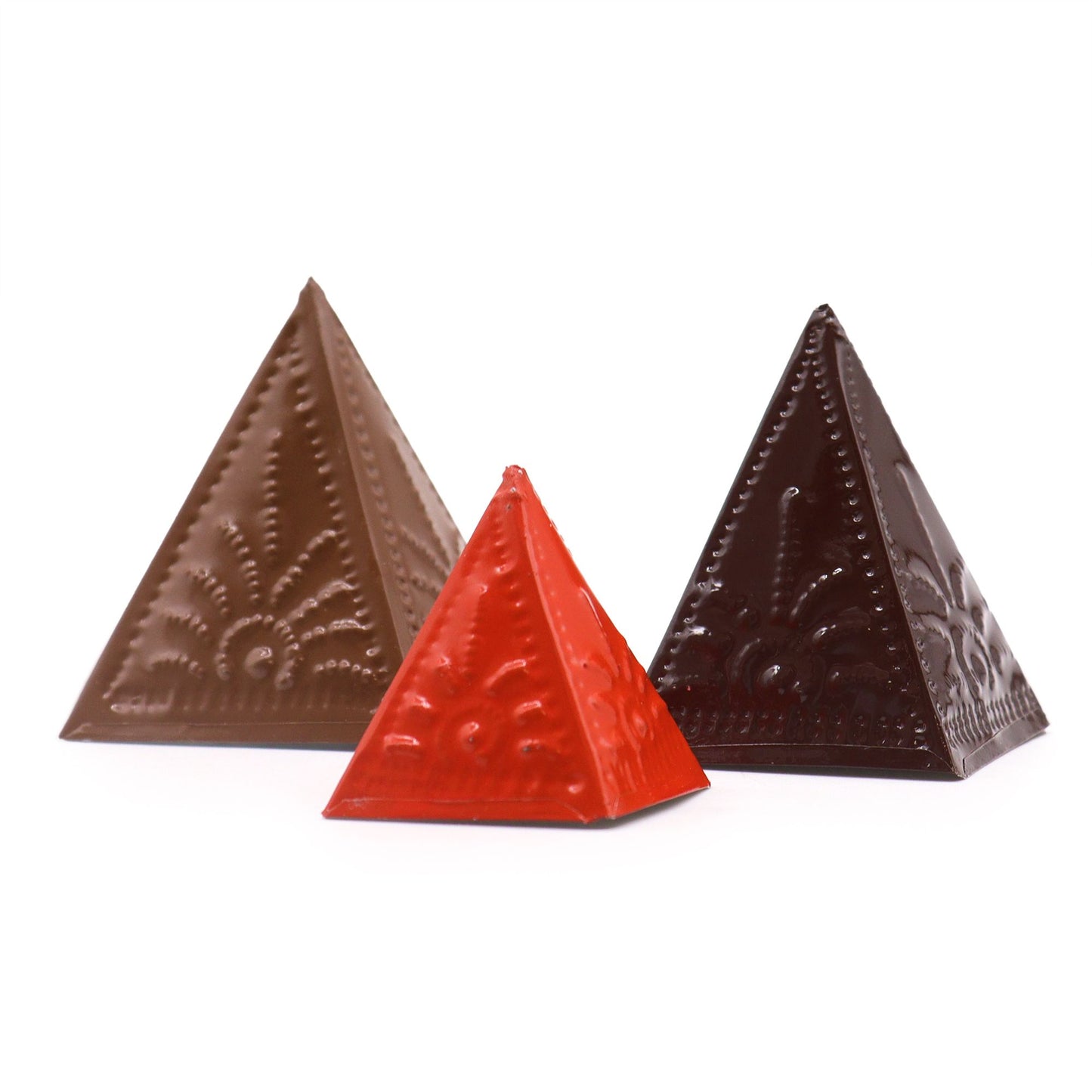 Incense Powder Mold Set - Lt Brown Dk Brown Orange