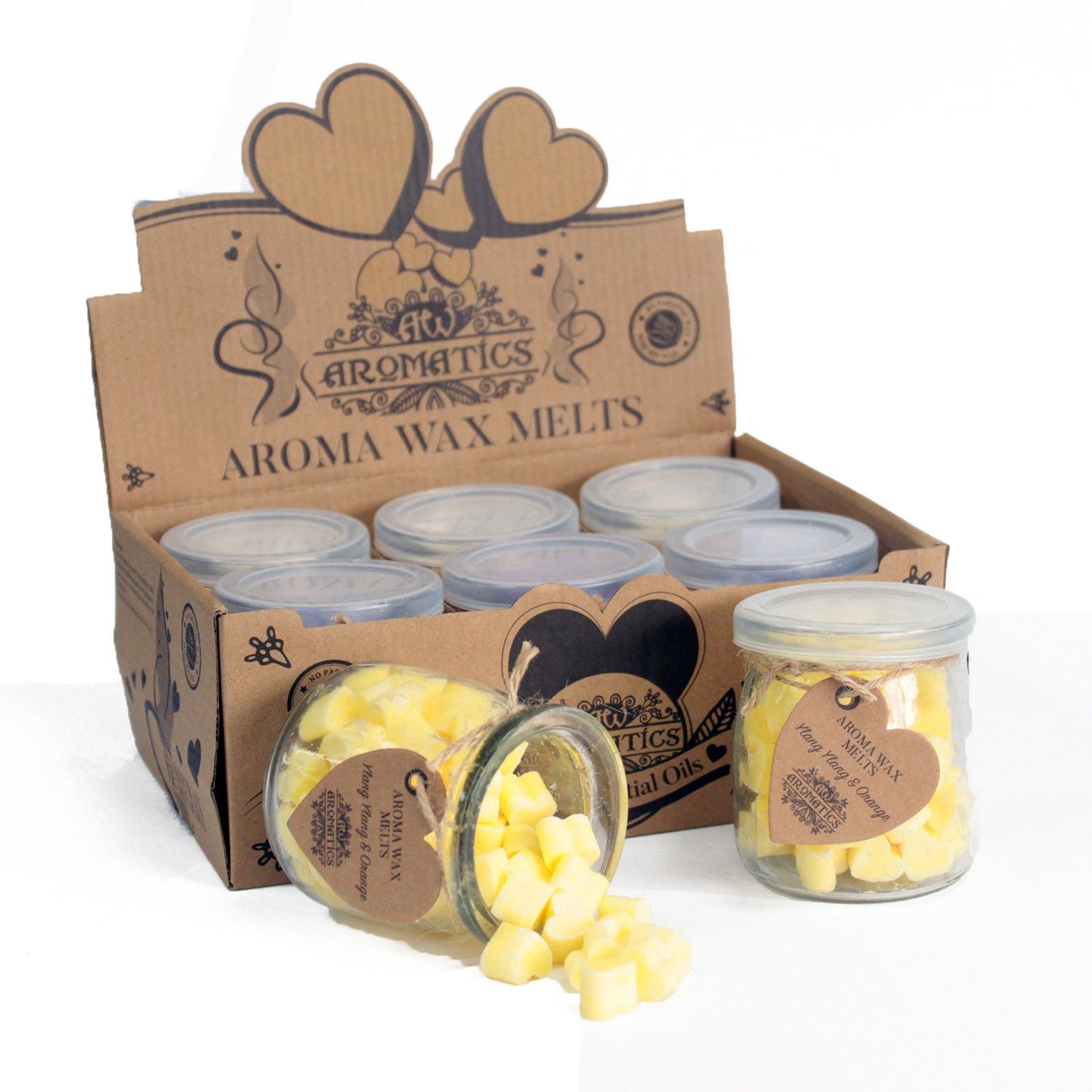 Pastillas de cera aromáticas - Ylang Ylang y Naranja