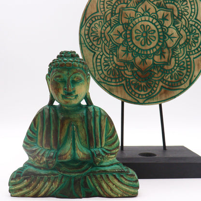 Feng Shui Buddha Set - Mandala - Green