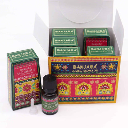 Huile Parfumée Indienne Banjara 10ml - Arruda Rue