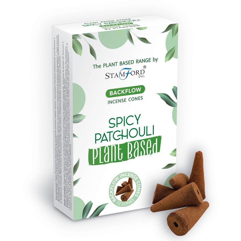 Herbal Backflow Incense Cones - Spicy Patchouli