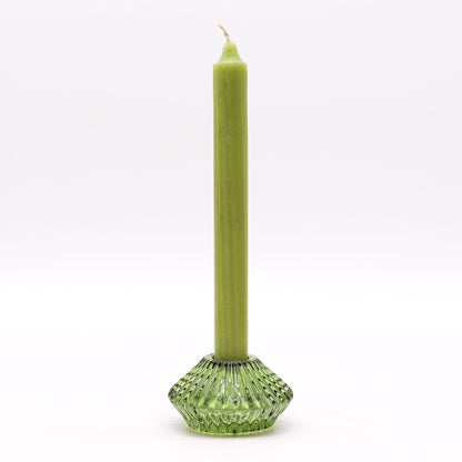 Reversible Flower Design Dinner/Tea Light Candle Holder - Jade Garden