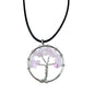 Tree of Life Pendant - Rose Quartz
