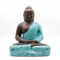 Bouddha classique moyen turquoise et pierre - 0,5 m