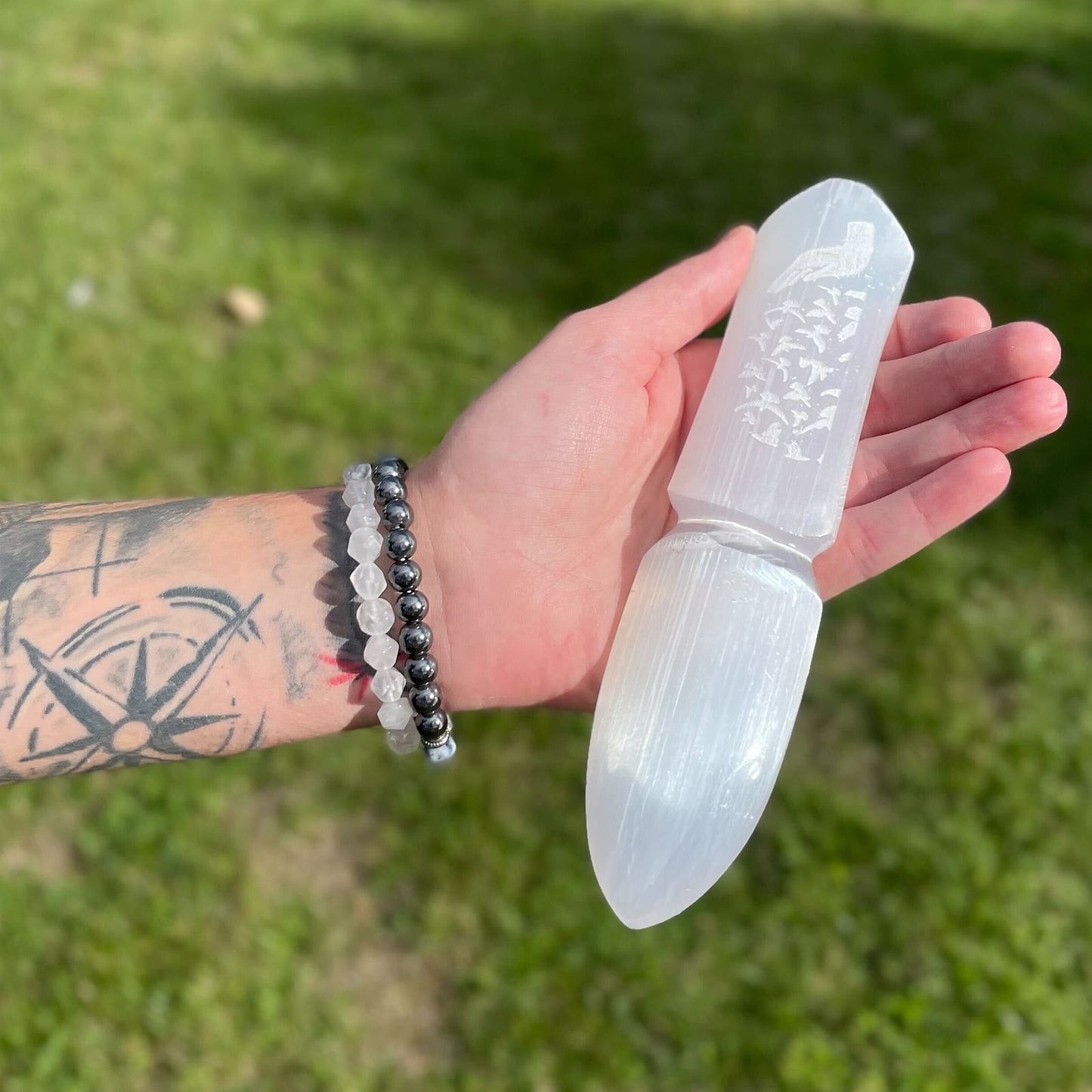 Selenite Ritual Knife - Release from Bondage