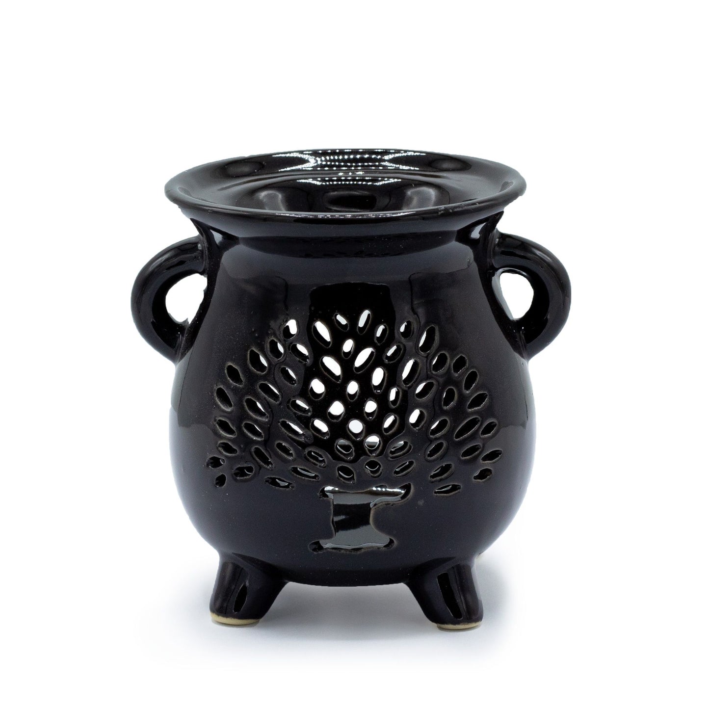 Oil Burner - Tree of Life - Black