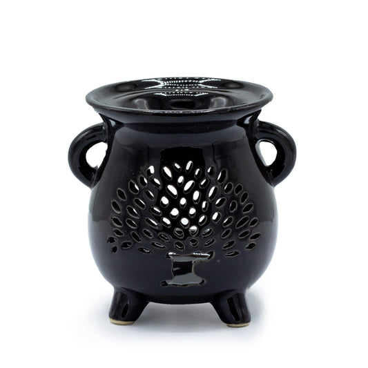 Oil Burner - Tree of Life - Black