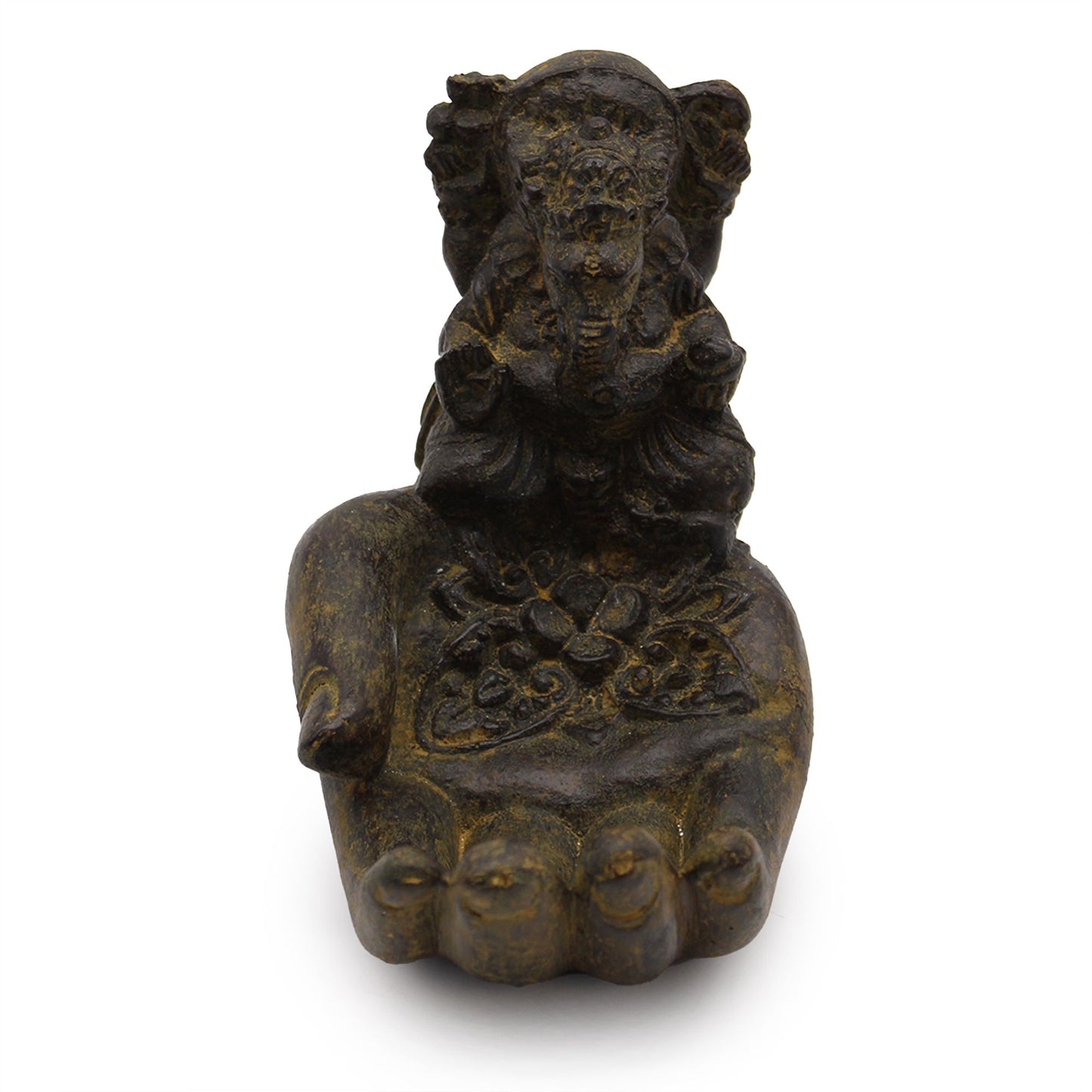 Ganesh and Hand Incense Burner (Antique)