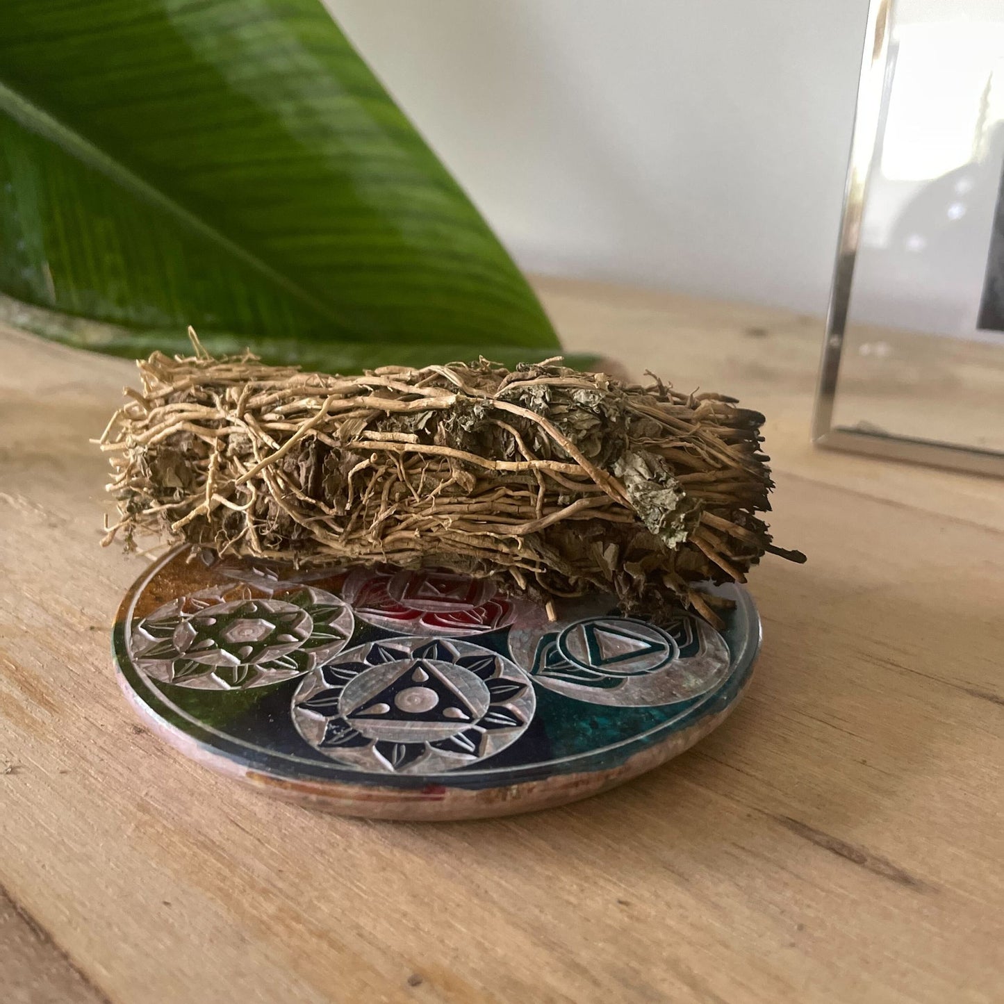 Soapstone Disc Cone Incense Holder 10 cm – Seven Chakras