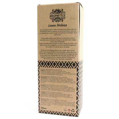 Reed Diffuser with Essential Oils - Lemon Verbena