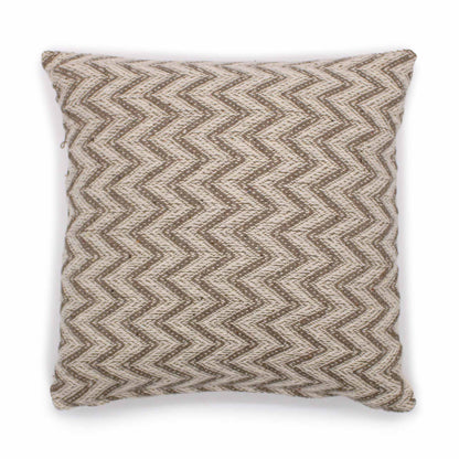 Funda de Cojín Clásico - Chevron Ancho Gris - 40x40cm