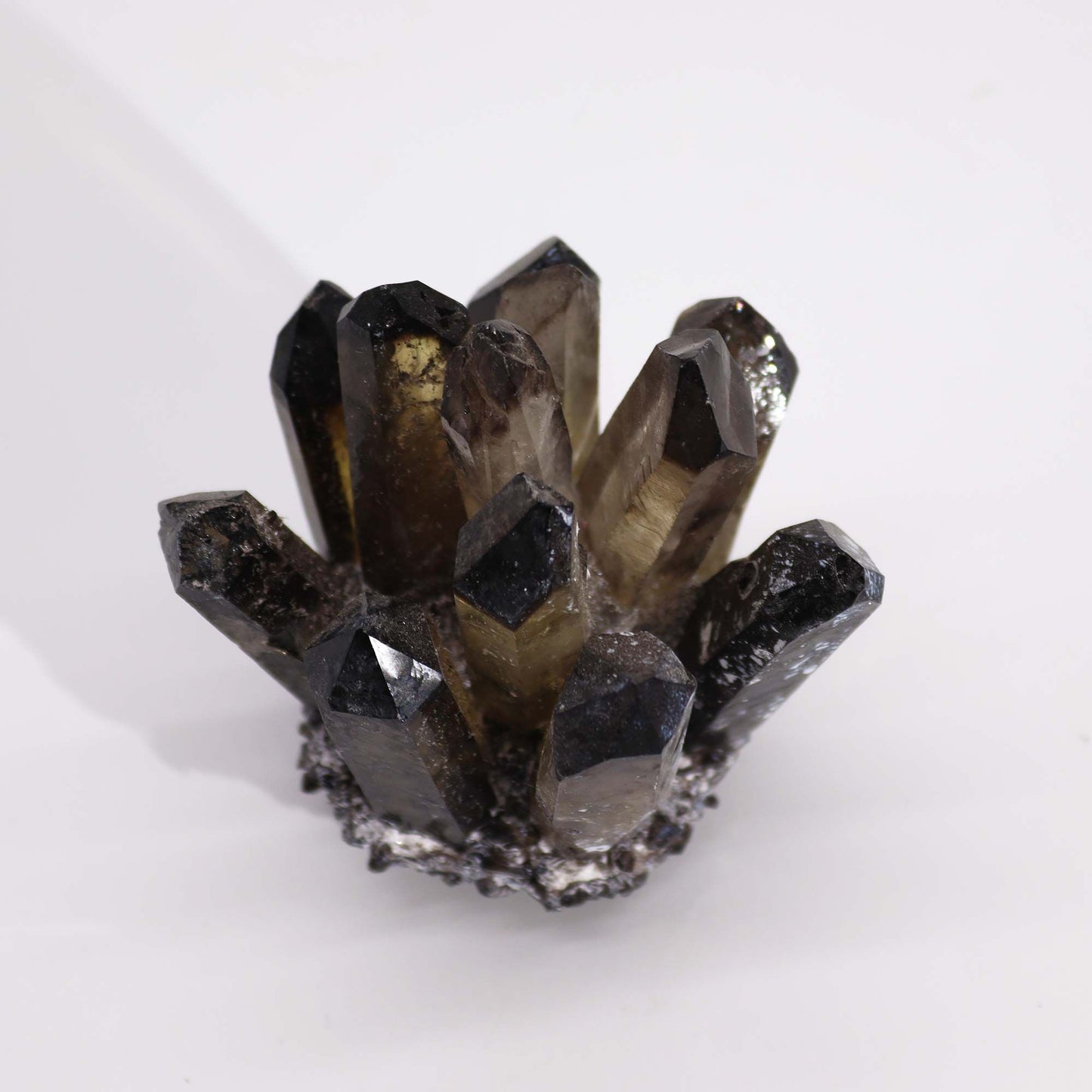 Handmade Natural Quartz Cluster - Smoky Phantom Quartz (approx 250-300gm 8cm)