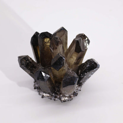 Handmade Natural Quartz Cluster - Smoky Phantom Quartz (approx 250-300gm 8cm)