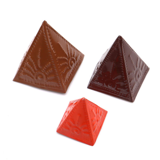 Incense Powder Mold Set - Lt Brown Dk Brown Orange