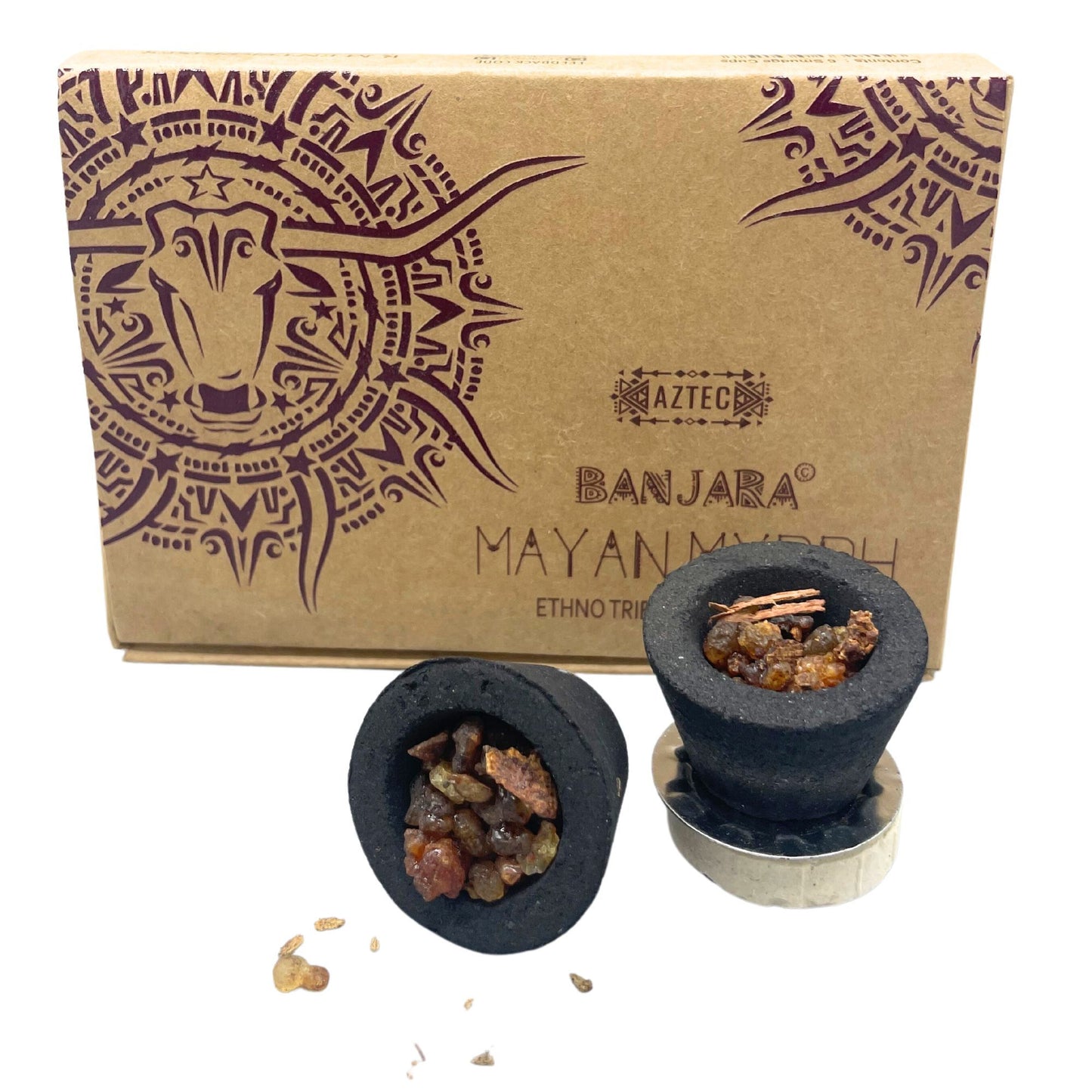 Box of 6 Banjara Resin Flakes - Myrrh