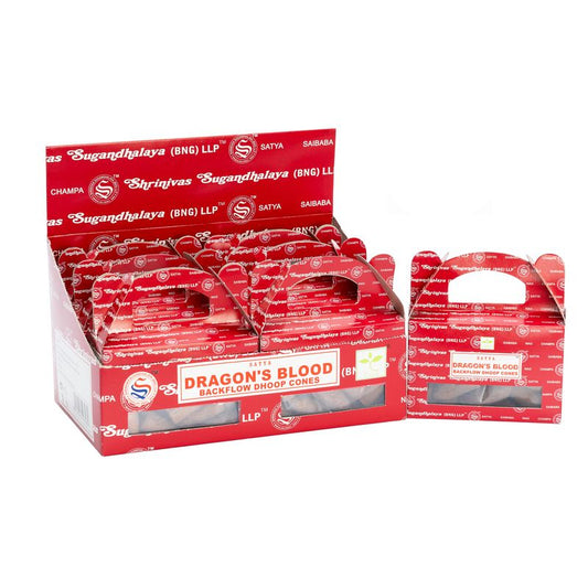 Box of 24 Reflux Cones - Satya Dragon's Blood